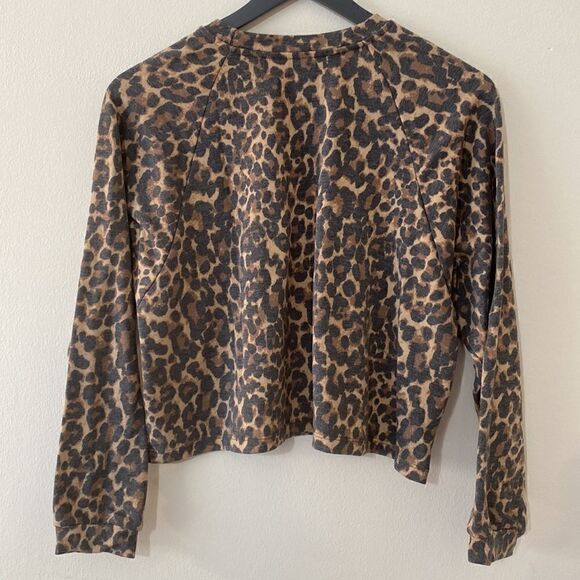 The Impeccable Pig cropped sweatshirt small animal print - Picture 5 of 5
